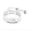 XUANPAI Medical Alert Bracelet for Women-Free Personalized Handmade Adjustable Braided Rope Bracelet for Mens/Medical ID Bracelet for Men Women/Medical ID Identification Bracelet view 1