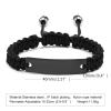 XUANPAI Medical Alert Bracelet for Women-Free Personalized Handmade Adjustable Braided Rope Bracelet for Mens/Medical ID Bracelet for Men Women/Medical ID Identification Bracelet view 2