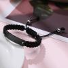 XUANPAI Medical Alert Bracelet for Women-Free Personalized Handmade Adjustable Braided Rope Bracelet for Mens/Medical ID Bracelet for Men Women/Medical ID Identification Bracelet view 3
