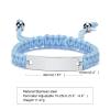 XUANPAI Medical Alert Bracelet for Women-Free Personalized Handmade Adjustable Braided Rope Bracelet for Mens/Medical ID Bracelet for Men Women/Medical ID Identification Bracelet view 2
