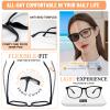 MARE AZZURO Photochromic Bifocal Reading Glasses 2.75 Women Blue Light Outdoor Readers 100 125 150 175 200 225 250 275 300 350 (Black, 2.75) view 4