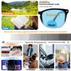 MARE AZZURO Photochromic Bifocal Reading Glasses 3.00+ Women Blue Light Outdoor Readers 1.00 1.25 1.50 1.75 2.00 2.25 2.50 2.75 3.00 3.50 (B+clear, 3.0) view 3