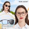 MARE AZZURO Photochromic Bifocal Reading Glasses 3.5+ Women Blue Light Outdoor Readers 1.0 1.25 1.5 1.75 2.0 2.25 2.5 2.75 3.0 3.5 (Leopard, 3.50) view 2