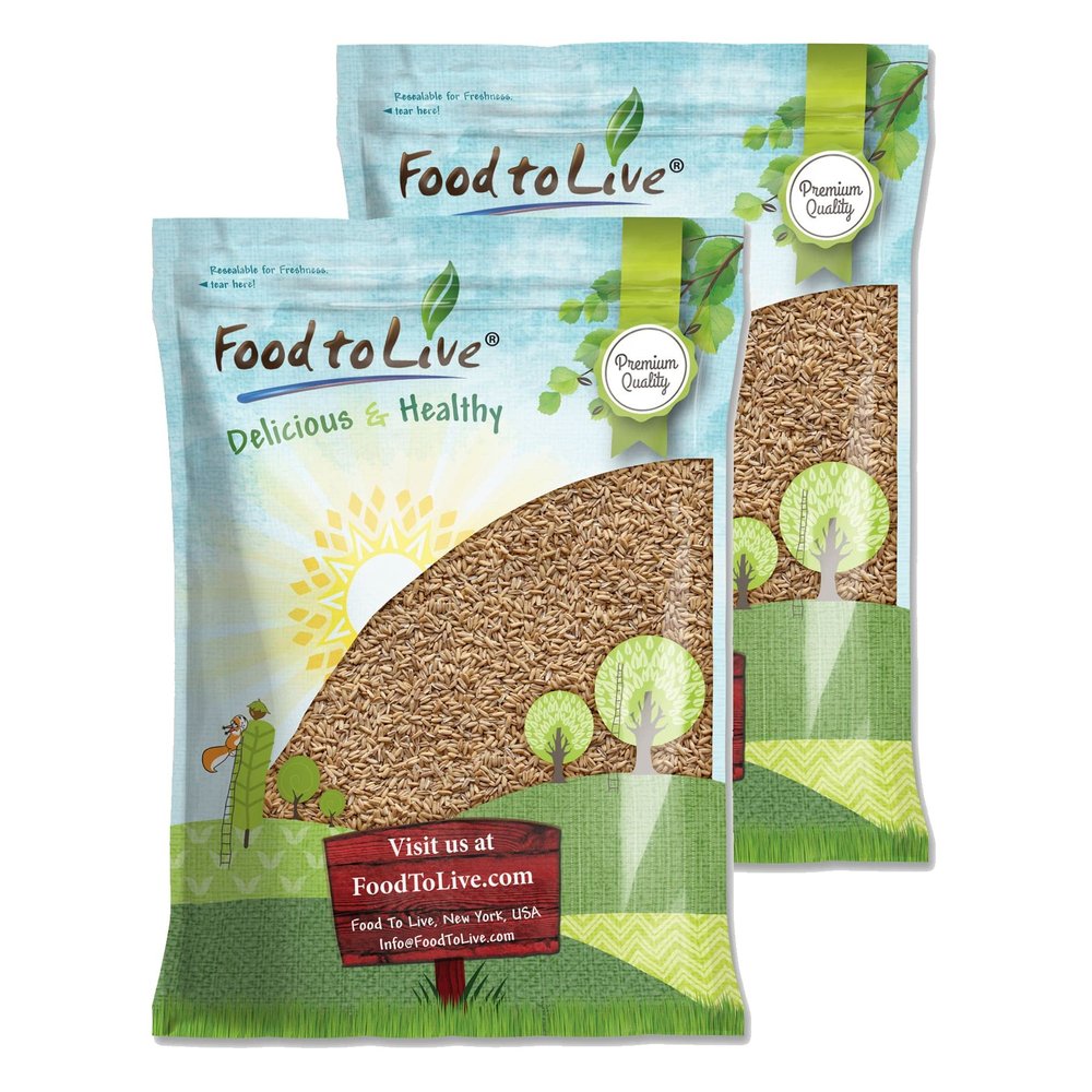 Food to Live Whole Grain Oat Groats Oat Berries in Bulk. Kosher Hulless Seeds, Rich in Protein, Soluble Fiber. Suited for Grinding. Great for Hot Cereal, Pilafs, Salads, and Stews. Vegan, Hulled