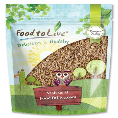 Food to Live Whole Grain Oat Groats Oat Berries in Bulk. Kosher Hulless Seeds, Rich in Protein, Soluble Fiber. Suited for Grinding. Great for Hot Cereal, Salads, and Stews. Vegan Hulled Kernels