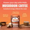 Pella Nutrition Mushroom Coffee  Lions Mane, Reishi, Chaga, Cordyceps, Shiitake, Maitake, and Turkey Tail Mushroom Supplement  Superfood Instant Coffee for Focus & Energy (Regular Caffeine, 60 Cups) view 3