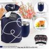 Tea and Coffee Lovers Gift Set - Includes Temperature Retention Cup, 3 Fresh Roasted Full Pot Ground-Coffee Samplers, 6 Special Blend Teabags & Honey Presented in Beautiful Gift Bag For Women & Men view 2