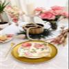 AM Dcor - 20 Count Soft 3-Ply Tissue Decoupage Luncheon Paper Napkins -13" x 13" (Unfolded) (Rosalia, 13x13 Inch (Pack of 20)) view 3