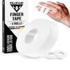 Finger Tape Sports Extra Strong Adhesive, 3 Rolls Athletic Tape for Fingers, Skin-Friendly Sports Tape, Tape for Weight Lifting, Volleyball Finger Tape, Boulder, Climbing, Basketball, Finger Tape BJJ view 1