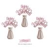 12 Pcs Glitter Rosegold 80th Birthday Party Decoration - Hello 80 - Cheers To 80 Years - Eighty - 80 & Fabulous - Happy Eighty Birthday Centerpiece Sticks Flower Toppers Table Toppers view 1