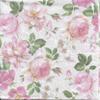 AM Dcor - 20 Count Soft 3-Ply Tissue Decoupage Luncheon Paper Napkins -13" x 13" (Unfolded) (Roses Glory Cream, 13x13 Inch (Pack of 20)) view 1