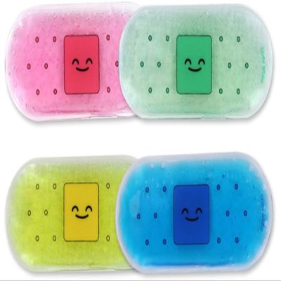 Oopsie Packs - 3 Set of 4 - Oopsie Boo Boo Kid Ice Pack - Gel - Classic - Pink, Blue, Green