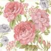 AM Dcor - 20 Count Soft 3-Ply Tissue Decoupage Luncheon Paper Napkins -13" x 13" (Unfolded) (Julietta, 13x13 Inch (Pack of 20)) view 1