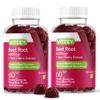 Viteey Beet Root Gummies with Tart Cherry - Beetroot Supplement for Heart Health, Blood Pressure Support - Vegan, Gluten-Free - 120 Count view 1