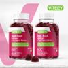 Viteey Beet Root Gummies with Tart Cherry - Beetroot Supplement for Heart Health, Blood Pressure Support - Vegan, Gluten-Free - 120 Count view 2