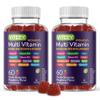 Viteey Womens Multivitamin Gummies - Immune Support - 12 in 1 Essential Vitamins & Minerals - Vitamin A, C, D3, E, B6, B12, Folic Acid, Biotin, Calcium, Zinc & More - Vegetarian - Raspberry Flavored view 1