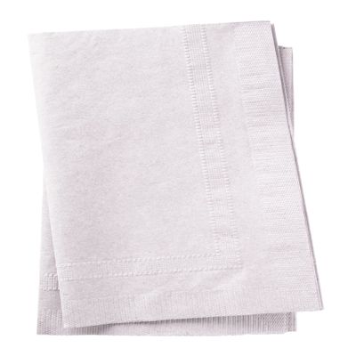 Bell Marque White Dinner Napkin-150 Count 2-Ply White Dinner Napkins, 0.1" Height, 17" width, 15" Length (Pack of 150CT)