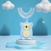 Cartoon Koala Baby Children Manual Toothbrush 360 Degree U-Shaped Toothbrush Teether Soft Silicone view 1