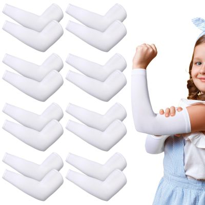 Eurzom 8 Pairs Eczema Sleeve for Kids Toddler Elastic Arm Sleeves Soft and Does Not Hurt the Skin UV Protection(5-7 Inch)