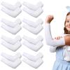Eurzom 8 Pairs Eczema Sleeve for Kids Toddler Elastic Arm Sleeves Soft and Does Not Hurt the Skin UV Protection(5-7 Inch)