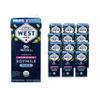 West Life Organic Soy Milk, Unsweetened Plain, Low Sugar, 9g of Protein, Vegan Dairy Alternative, Lactose-Free, Shelf Stable, 32oz (Pack of 12) view 1