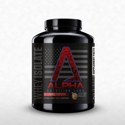 Alpha Nutrition Labs Whey Isolate Protein Powder - Banana Flavor, 28g of Protein, Protein Source, Low Carb, Classic Specialty