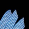 1 Pcs 1 1/2"W Herringbone Houndstooth Print Wired Ribbon Bright Blue White 5 Yards, Ribbon for Gift Wrapping | #AA120RK view 1