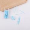 250PCs Floss Interdental Brushes, Toothpick Dental Tooth Flossing Head, Oral Dental Hygiene Flosser Toothpick Cleaners Tooth Cleaning Tool, Dental Floss, Pack of Random Color white green blue pink view 4