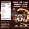 ChocZero Vegan Cocoa Hazelnut Spread  Sugar Free, Keto Friendly, Low Carb Chocolate Dessert & Bread Topping, Gluten Free, High Fiber, 12 oz Jar view 2