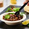 Comfy Package [100 Pack] Basic Black Plastic Spoons, Heavy Duty Disposable Utensils - Perfect for Parties, Events, and Dinner view 4