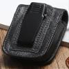 Newyorkcellphone Vertical Black Leather Case with Magnetic Closure is compatible with Medical Guardian MINI Guardian Medical Alert Device only. view 2