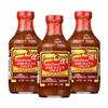 Johnny Harris Hickory Smoked Bar-B-Cue Sauce, Authentic Hickory Smoke BBQ Sauce, Hickory Grilling, Smoked Pork Barbecue Condiment, Gluten-Free Southern Style - 3 Pack view 1