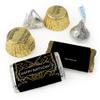 200pcs Personalized Gatsby Birthday Candy Kit, Chocolate Party Favors for Guests, Candy Buffet Supplies (Custom Wrapped Miniatures, Kisses, Peanut Butter Cups) view 2
