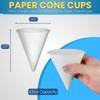 Smygoods Disposable White Paper Cone Cups (Pack of 400-4.5 oz) Eco-Friendly, Leak-Proof, Ideal for Events, Water Coolers, Quick Hydration & Efficient Cleanup view 2