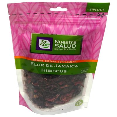 Hibiscus Tea Herbal Infusion Flor De Jamaica Value Zip Lock (86g)