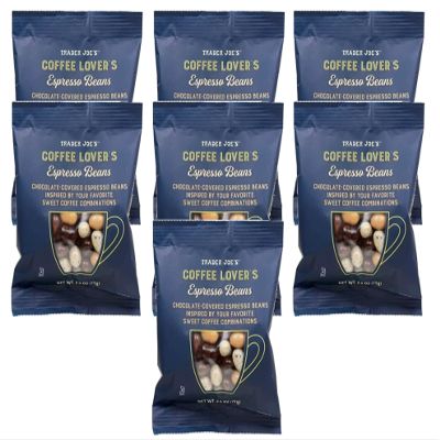 Trader Joe's Coffee Lover's Chocolate-Covered Assorted Espresso Beans - 7 Count (2.5 oz ea)