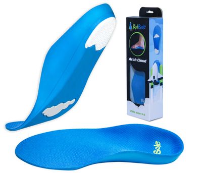 Arch Cloud Premium Grade Orthotic Insole by KidSole Lightweight Pronation & Supination Insole ((20 CM) Kids Size 12-1.5)