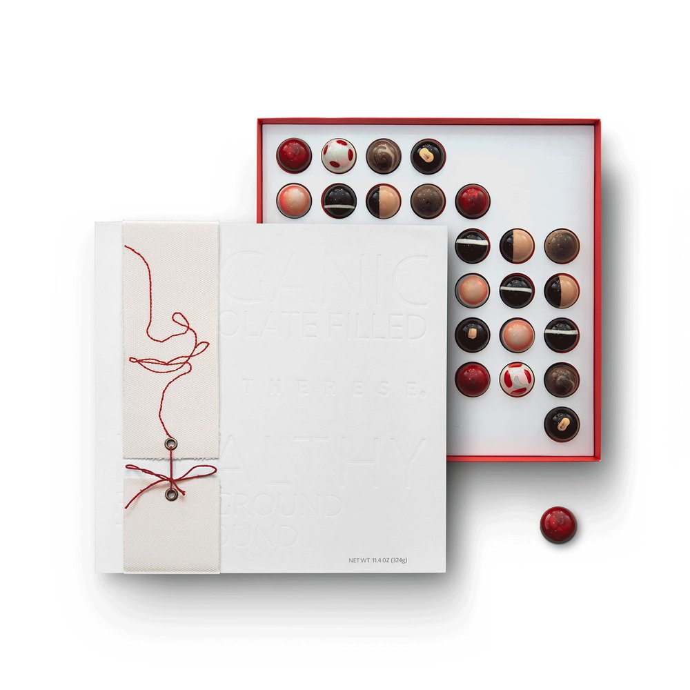 Dark Chocolate filled - Organic Chocolate - Chocolate gift (36)