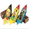 Chocolate Candies Mix Mishka Kosolapy (Toed Clumsy Bear), Little Red Riding Hood (Krasnaya Shapochka), Alionka (Alenka, Alyonka) 500g/17.63oz Nutty Paste with Wafers and Chocolate Glaze in Individual Wraps Gourmet Imported Russian Candy Sweets Bars U view 1