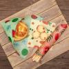 Akeeko Reusable Beeswax Food Wraps - Assorted 9 Packs, Reusable, Plastic-Free Food Storage, 5 Small, 2 Medium, 1 Large, 1 Extra Large Wraps with Cute Fruits Pattern view 4