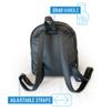RockaDex Bliss Backpack Bag - Diabetes Supplies Bags Organizer for Blood Sugar Test Strips, Medication, Glucose Meter, Pens, Insulin Syringes, Needles, Lancets. Insulated Bag. (Ebony) view 4