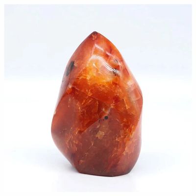 Natural Meditation Crystal Natural Carnelian Agate Flame Stone Crystal Stone, for Home Decoration Crystal Stone (Color : 1pc 100g-190g)