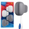 Dokeluk Toothbrush Covers Caps Family Pack:Tooth Brush Coveres Travel Case Protector Plastic Clip for Household Travel, Fits Electronic and Manual Toothbrushes for Adults Kids (4PACK) view 1
