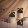 DECHISY 30Pack Small Thank You Gift Bags,Marble Pattern Party Favor Bags with Gold Bow Ribbon,4.5x1.8x3.Inches,Paper Bags for Birthday Wedding Bridesmaid Holiday Valentines Day (Black) view 2