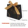 DECHISY 30Pack Small Thank You Gift Bags,Marble Pattern Party Favor Bags with Gold Bow Ribbon,4.5x1.8x3.Inches,Paper Bags for Birthday Wedding Bridesmaid Holiday Valentines Day (Black) view 3