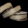1 Pcs 7/8"W 2 Spools Wired Ribbon Gold Fleck Metallic, Ribbon for Gift Wrapping | #AA120RK view 1