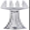 3 set- Reflections Heavyweight Plastic Utensils, Fork, Silver, 7", 40/Pack, Pack of 1, view 1
