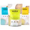 Waka  Instant Coffee and Tea Bundle  Unsweetened Green Tea  Single-Serve Colombian and Papua New Guinean Boxes view 1