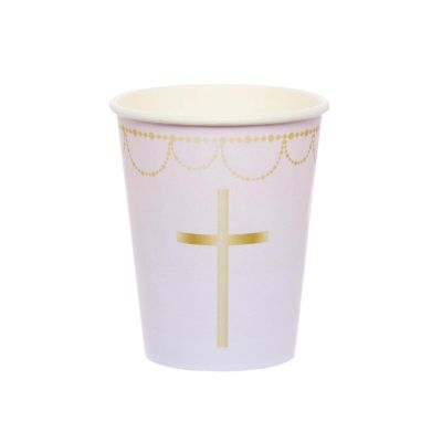 Amscan 9915967-66 Pink Botanical Celebration Cups