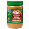 Teddie All Natural Peanut Butter, Unsalted Smooth 6pk, Gluten Free & Vegan, 26 Ounce Plastic Jar (Unsalted Smooth, 26 Ounce (Pack of 6)) view 1